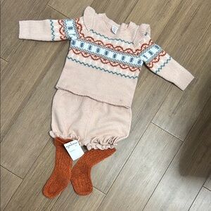 Nordstrom Knit Baby Outfit